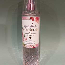 Brand New Bath And Body Works Gingham Gorgeous Spray