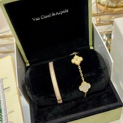 Diamond-set bracelets and bangles