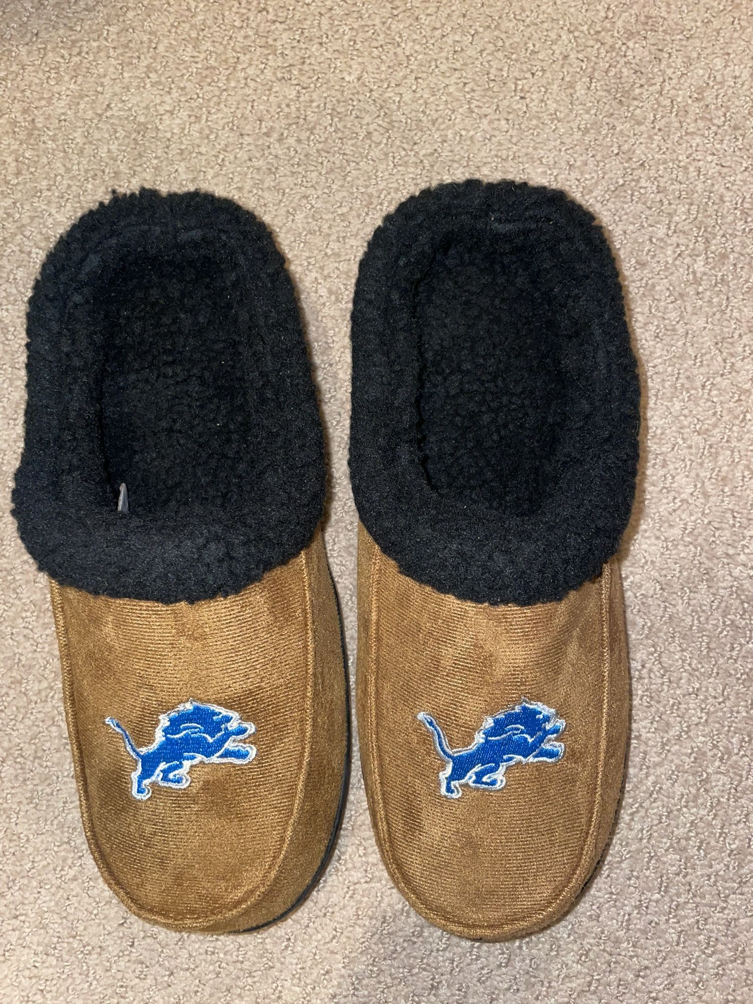 Men's Slide In Size 9-10 Slippers Detroit Lions