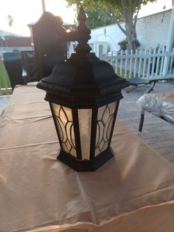 2 Outdoor Metal Lamps