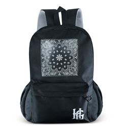 Black Bandana Waterproof Backpack