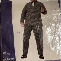Plus Size Gangster  Halloween Costume 