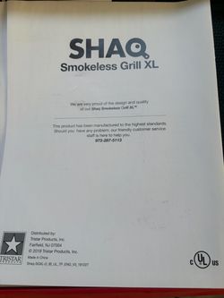 Shaq Smokeless Grill XL