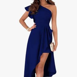 Women's Dark Blue Formal Dress Brand New! https://a.co/d/9eyw64t