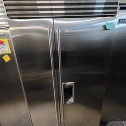 42" SUB ZERO BUILT IN STAINLESS STEEL REFRIGERATOR 