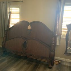 King bedroom set with mattress 