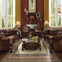 Beautiful set of 2 large sofas new excellent quality take them to credit 