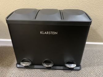 Klarstein Ecosystem Trash Can/Recycling Bin – 3 Compartments