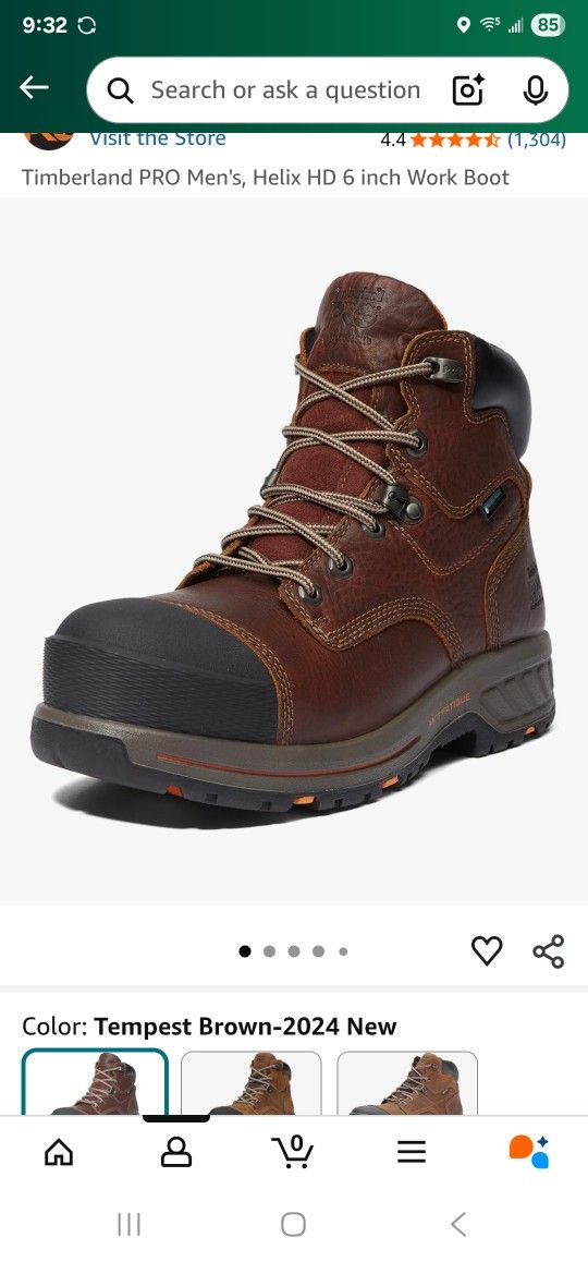 Timberland PRO Men's, Helix HD 6 inch Work Boot