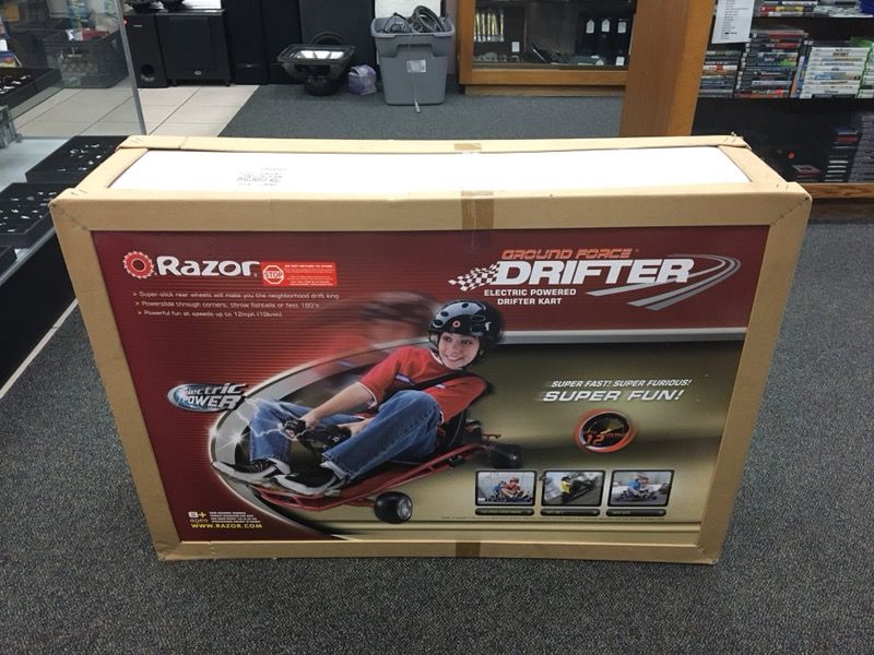 Razor Ground Force Drifter 24V Electric Powered Drifter Go Kart - NEW ...