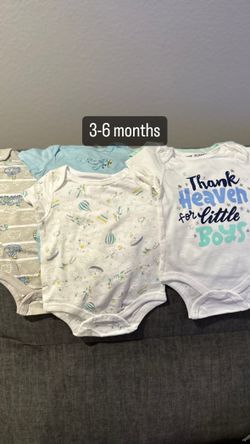 5 Set Baby Boy Onesies 