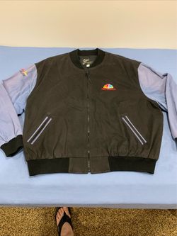 Vintage Sichel Bomber Jacket Mens X Large  Blue Black NBC Studios Profiler