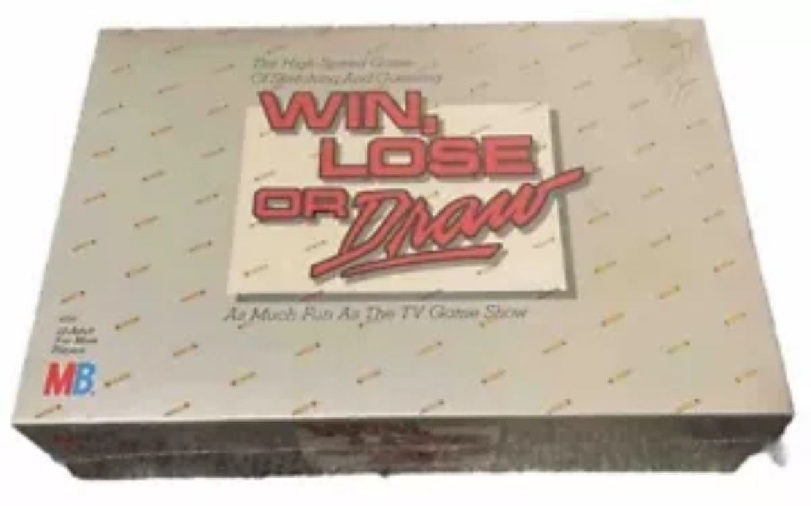 VINTAGE WIN LOSE OR DRAW BOARD GAME 4710 MILTON BRADLEY 1988 BRAND NEW SEALED