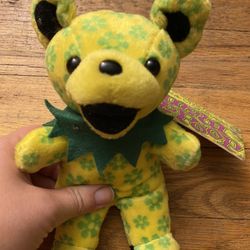 Grateful Dead "Doodah Man" Liquid Blue, Bean Plush Bear Vintage Grateful Dead