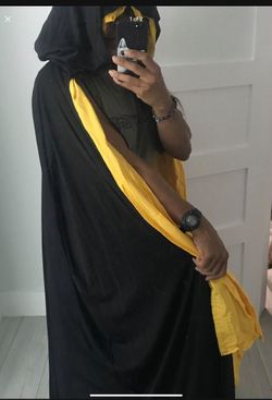 Long Cape With Hoodie For Costume