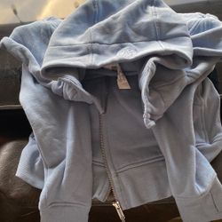 Lululemon blue zip up sweatshirt