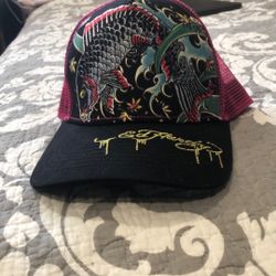 Pink Ed Hardy Hat