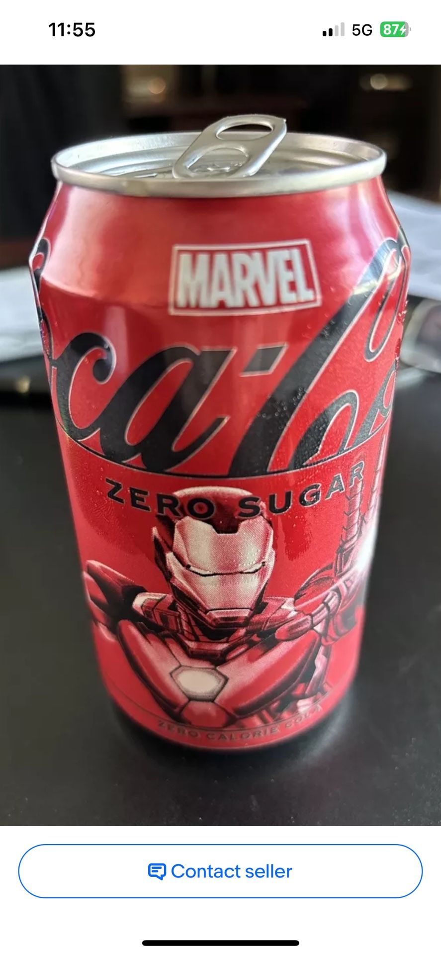 Iron Man Avengers 2024 Coca Cola Cans