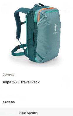 Cotopaxi Allpa 28l Travel Pack, Blue Spruce