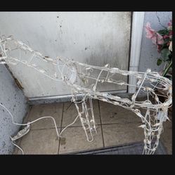 Reindeer With Lights Christmas Decorations