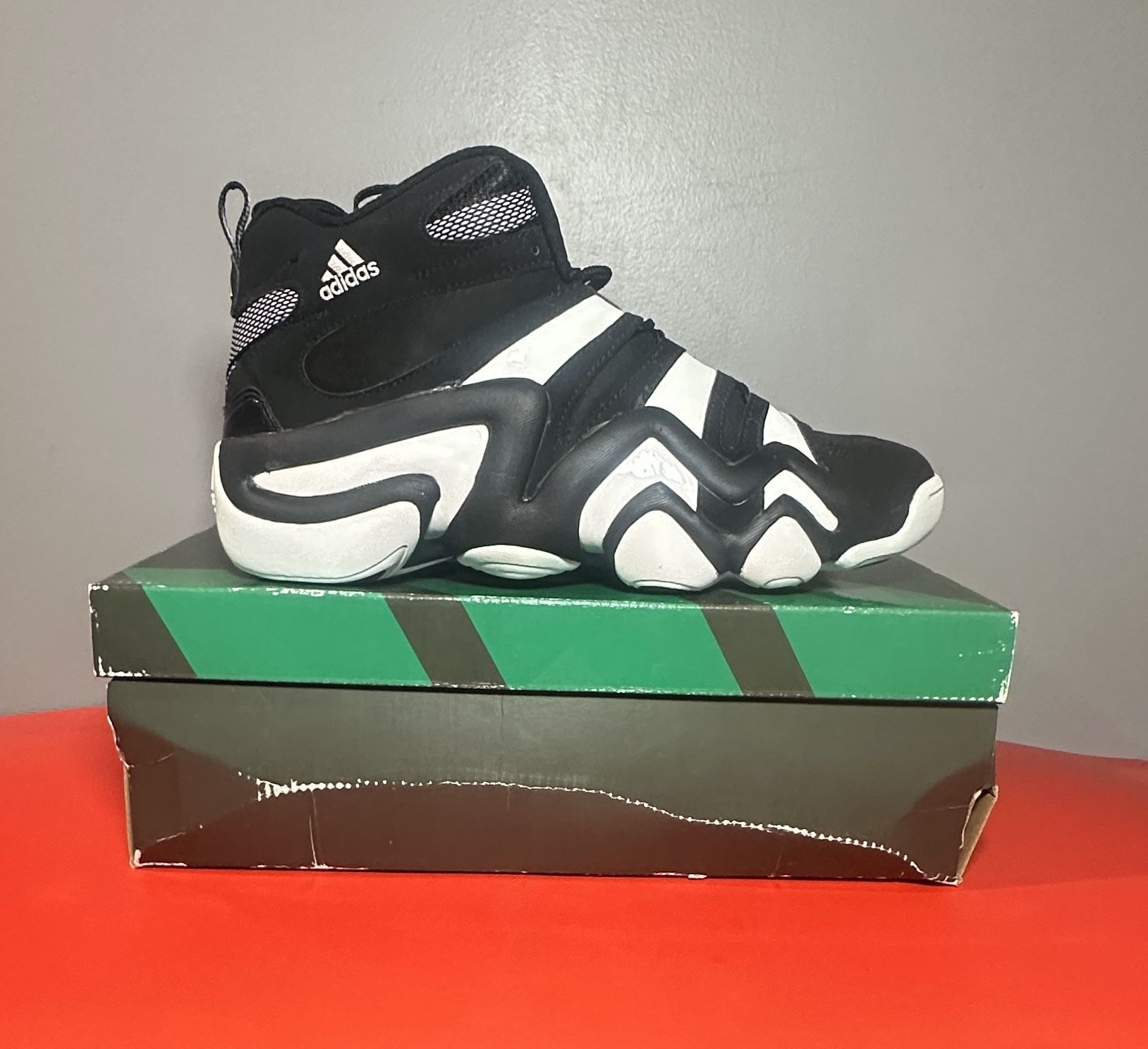 Size 10.5 Adidas Crazy 8 Black White