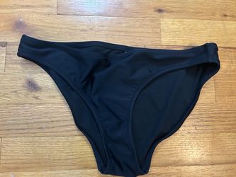 Old Navy black nylon & spandex bikini bottoms size small like new