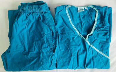 Teal scrub set xxs