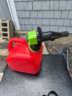 ONE GALLON GAS CAN.