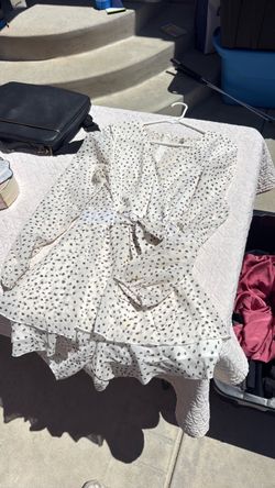 Polka Dot Romper (L)