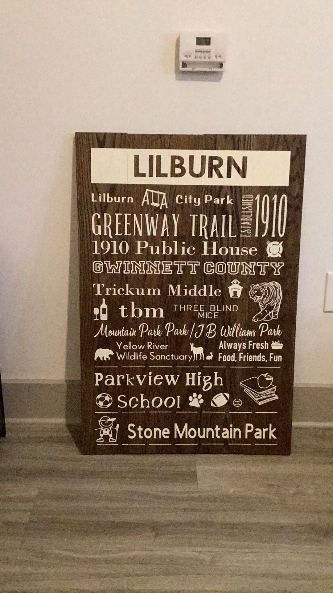Lilburn Custom Painted Artwork