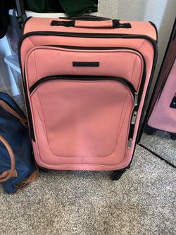 Peach Pink Medium Suit Case