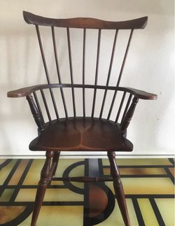 Vintage wooden doll chair