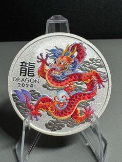 2024 Red Dragon 1 oz .9999 Silver Coin – Perth Mint