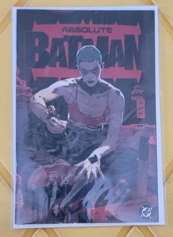 Absolute Batman 22 Seth Mann Signed