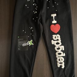 Sp5der Souvenir “I Heart Sp5” Sweatpants