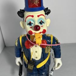 Vintage New Bright Working Bump N Bobby Clown Policeman.