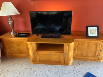 TV console with storage