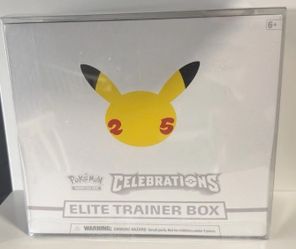 Pokemon 25th Anniversary Celebrations Elite Trainer Box ETB New Sealed