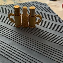 Brass Midcentury Lipstick Holder,  Lipsticks Not Included.  $12