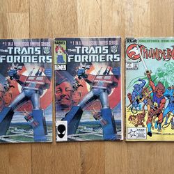 Transformers 1 x2  Thundercats 1 Marvel Star 2 Comic Book Lot 1(contact info removed)