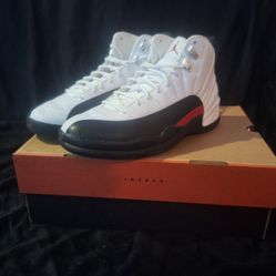 Air Jordan 12 retro White/gym Red Black