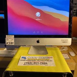 21.5” Apple iMac Desktop Computer - 2.8GHz Quad Core i5 - 1TB HDD - 8GB of RAM - 2015