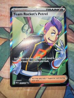 Team Rocket’s Petrel Pokemon Destined Rivals