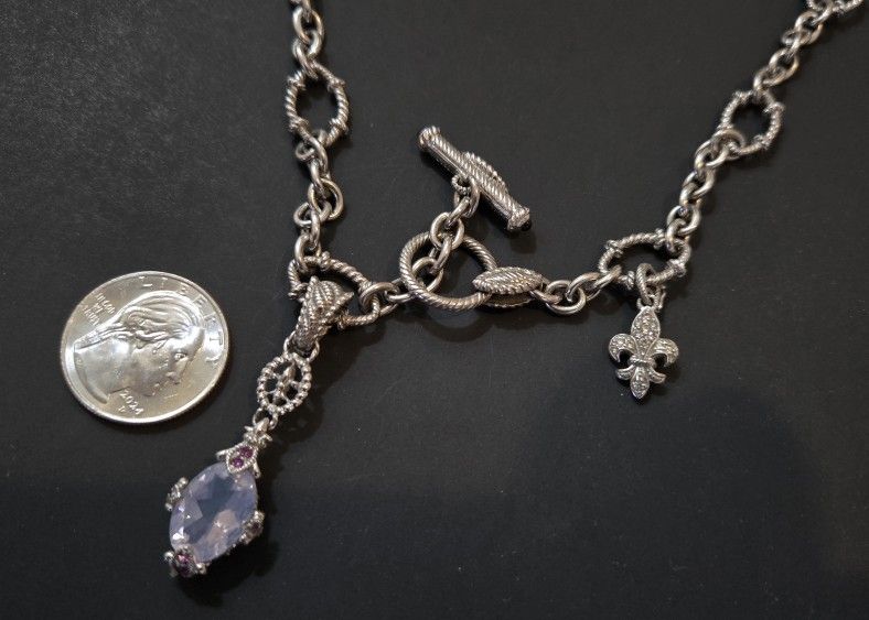 Judith Ripka Necklace Sterling SILVER