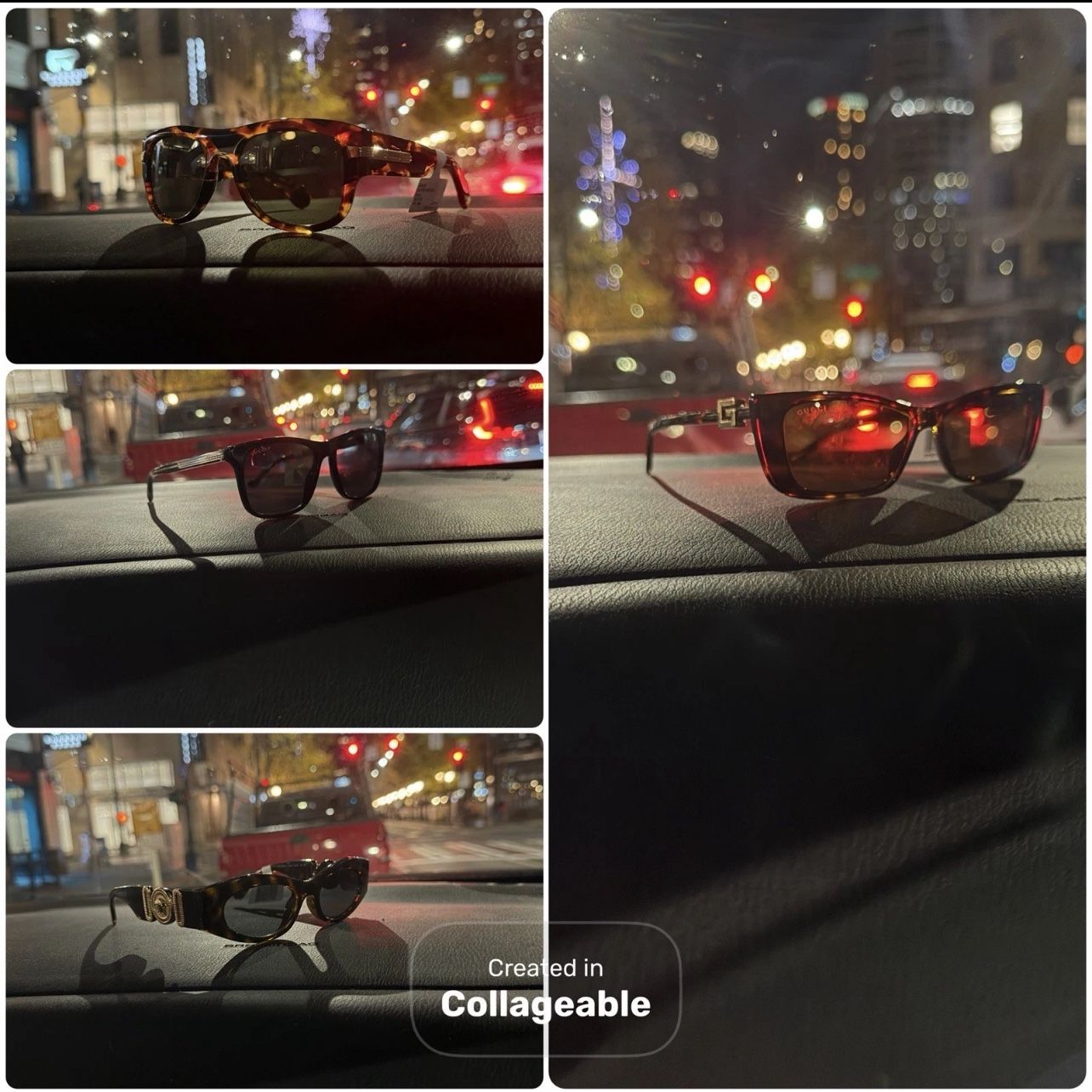 Authentic GUCCI + VERSACE Sunglasses - Retail Price Shown