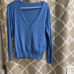 Blue Cardigan