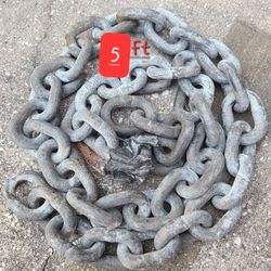 5ft Thick Metal Chain