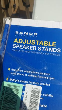 Adjustable speaker stands