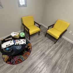 Chairs And side table 