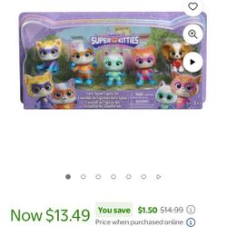 Super Kitties Figurines New $8